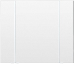 Aquanet Зеркальный шкаф Алвита New 100 белый матовый – фотография-3